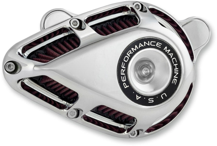 Performance Machine Jet Air Cleaner Chrome Harley Milwaukee Eight 17-Up