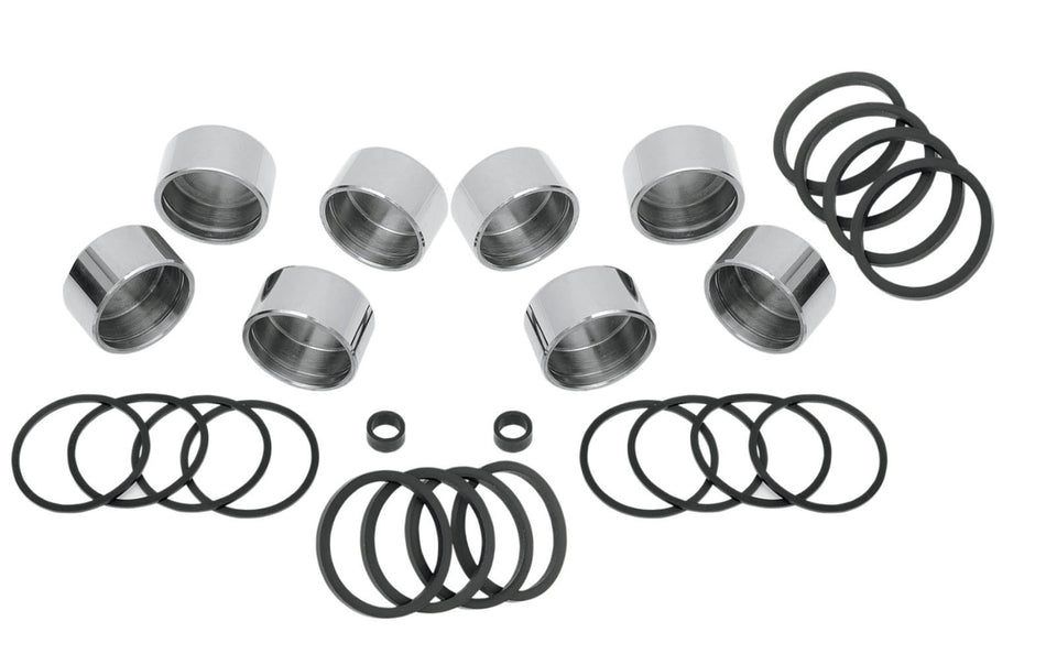 Drag Front Calipers Rebuild Kit OE Repl 44313-08 Harley Softail 08-14 Dyna 08-17