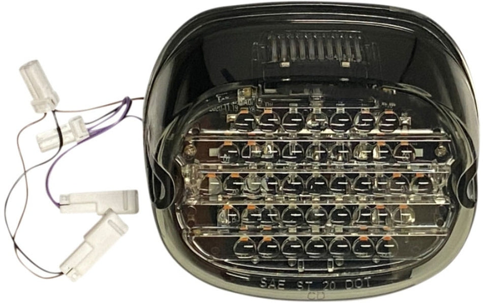 Custom Dynamics Low Profile LED Light Integrated Indicators w/ Window Smoke Lens