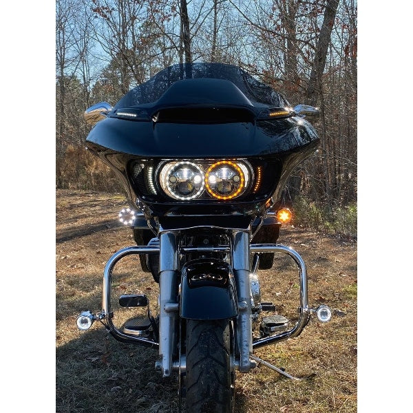 Custom Dynamics TruBEAM Harness Adapter H4 for Harley Road King FHR 14-Up