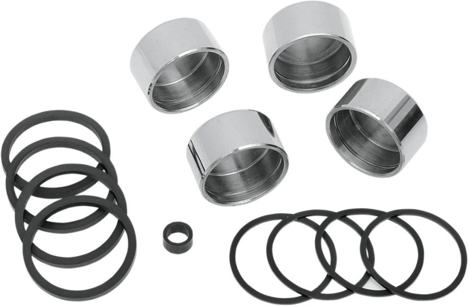 Drag Front Caliper Rebuild Kit OE Repl 44313-08 Harley Softail 08-14 Dyna 08-17