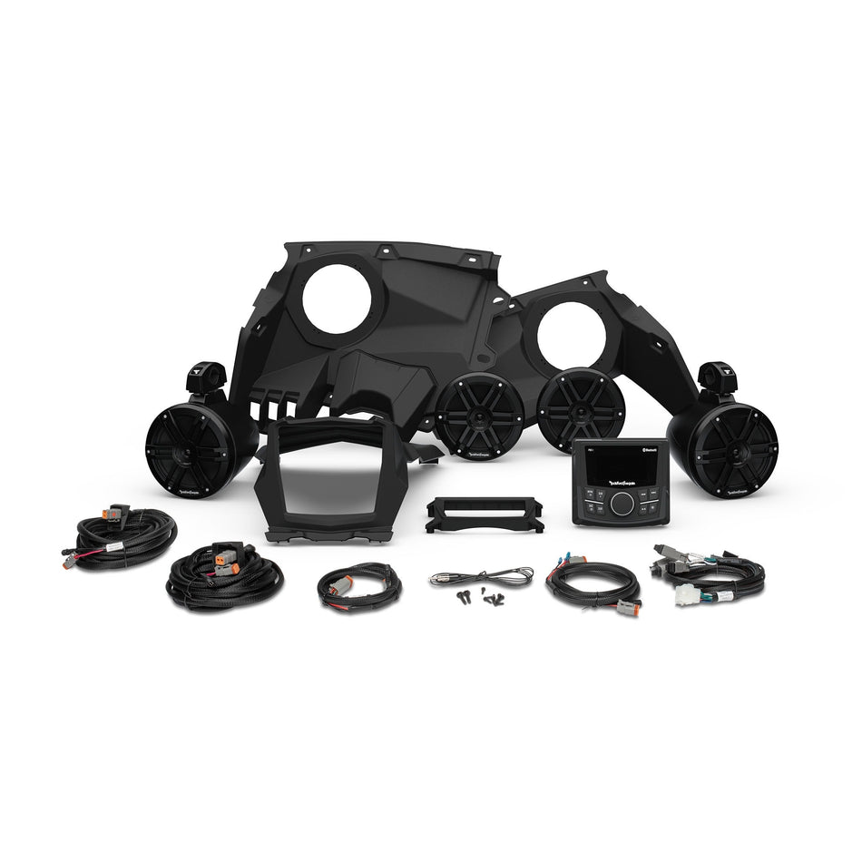 Rockford Fosgate PMX-1 Front Rear Element Ready Speaker Kit Can-Am X3 Gen-3