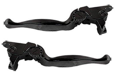 PSR 12-00616-22 Black Journey Adjustable Lever Set Pair Harley Touring 21-Up