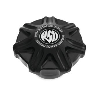 Roland Sands Design Gas Fuel Cap Tech Black Ops Harley Big Twin 96-20