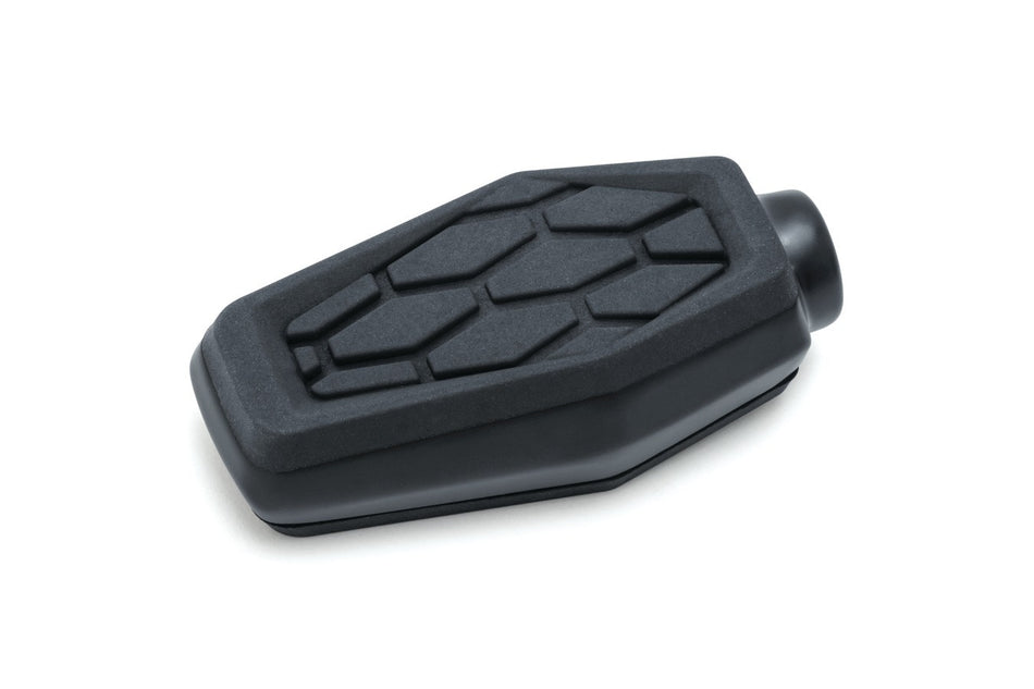 Kuryakyn 5911 Satin Black Hex Rubber Shift Peg All Harley-Davidson Shift Levers