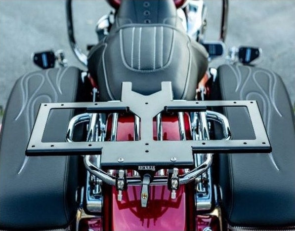 Rickrak Quick Attach Rack Harley Two-Up Detachable King Luggage Rack 50300054A