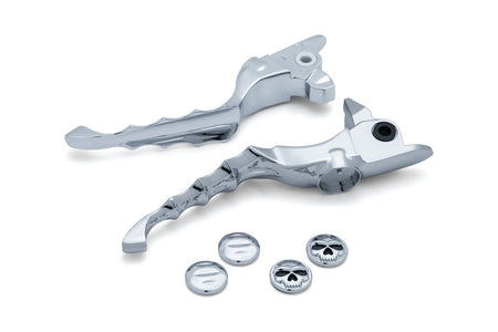 Kuryakyn Chrome Zombie Brake & Hydraulic Clutch Levers 2017 Harley Touring Models