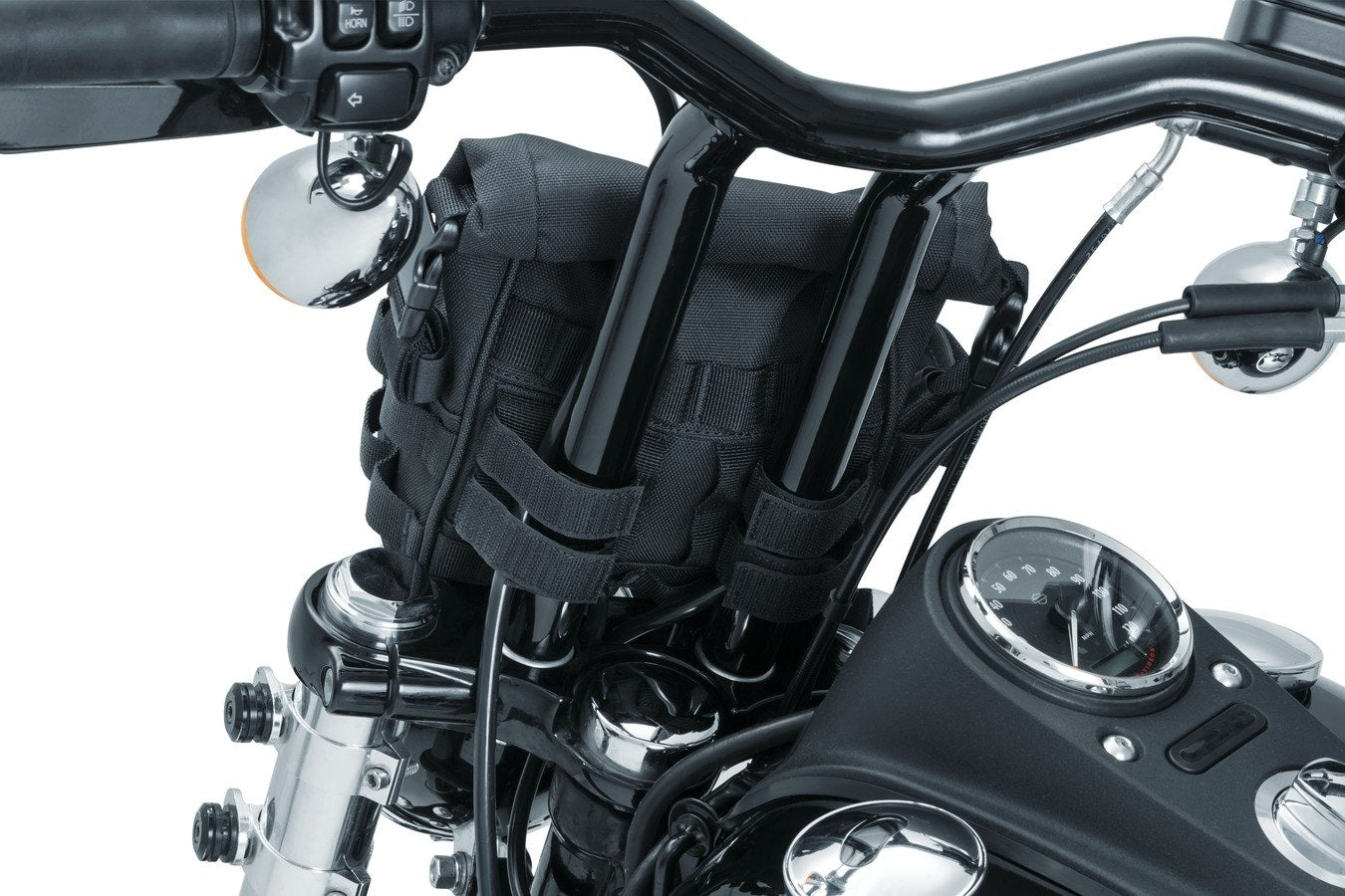 Kuryakyn 5219 Black Barrio Bag Harley Indian Victory Metric Universal