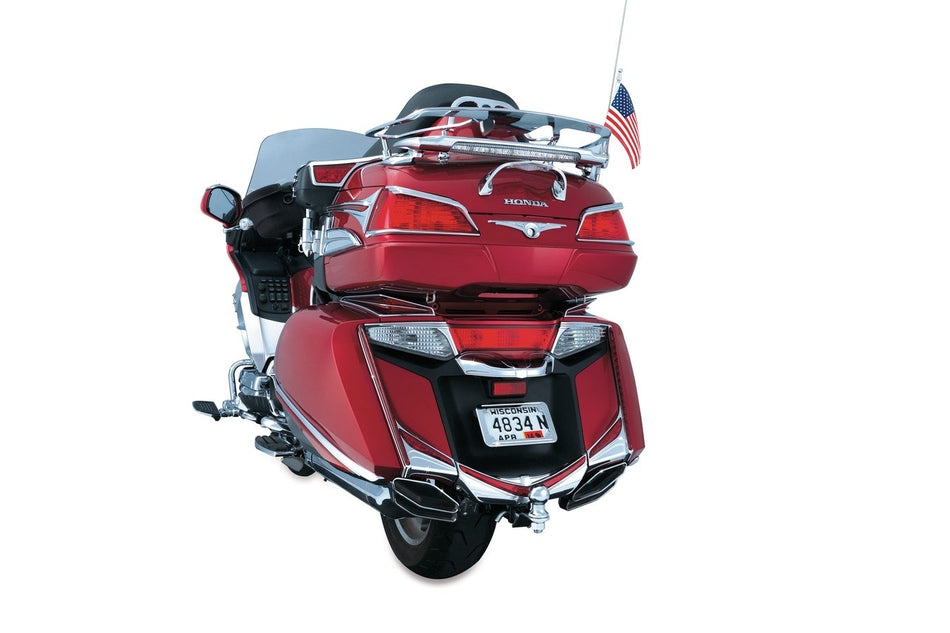 Kuryakyn 3219 Chrome Trunk Key Hole Trim 01-17 Honda Gold Wing GL1800