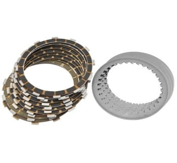 Barnett Kevlar.  And Carbon Fiber Extra Plate Kit 10/9 Harley Big Twin 98-16