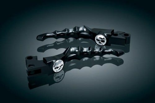 Kuryakyn Black Zombie Brake Clutch Levers Harley FLH/T Cable Clutch '08-'13