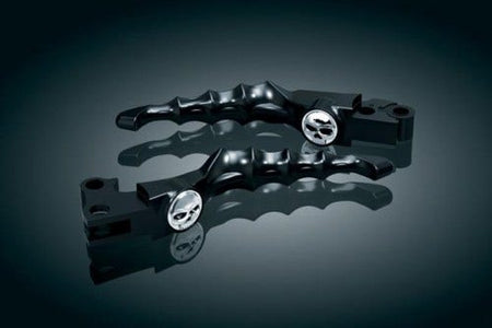 Kuryakyn Black Zombie Brake Clutch Levers Harley FLH/T Cable Clutch '08-'13