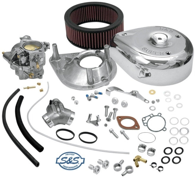 S&S Cycle Shorty Super E & G Carburetor Kits for Harley Big Twin