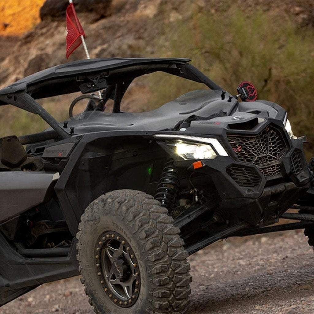 Buy Klock Werks UTV Clear Flare Windshield 17-19 Can-Am Maverick X3 KW05-01-0471-C 2317-0403 23170403 from Eastern Performance Cycles. Great prices and free shipping!