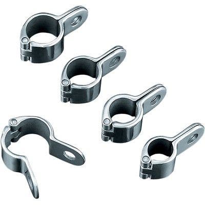Kuryakyn 8073 1-1/4" Chrome Magnum Quick Clamp (ea) Harley & Metric