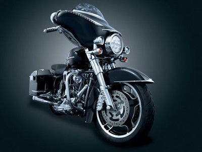 Kuryakyn Chrome Caliper Covers for Harley Touring & V-Rod w/ Brembo Calipers