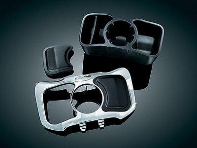 Kuryakyn 1669 Chrome Glove Box Cubby Drink Holder 12-17 Honda GL1800 Gold Wing