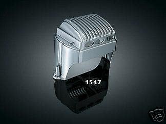 Kuryakyn Chrome Two-Piece Voltage Regulator Cover for 97-11 Harley Touring