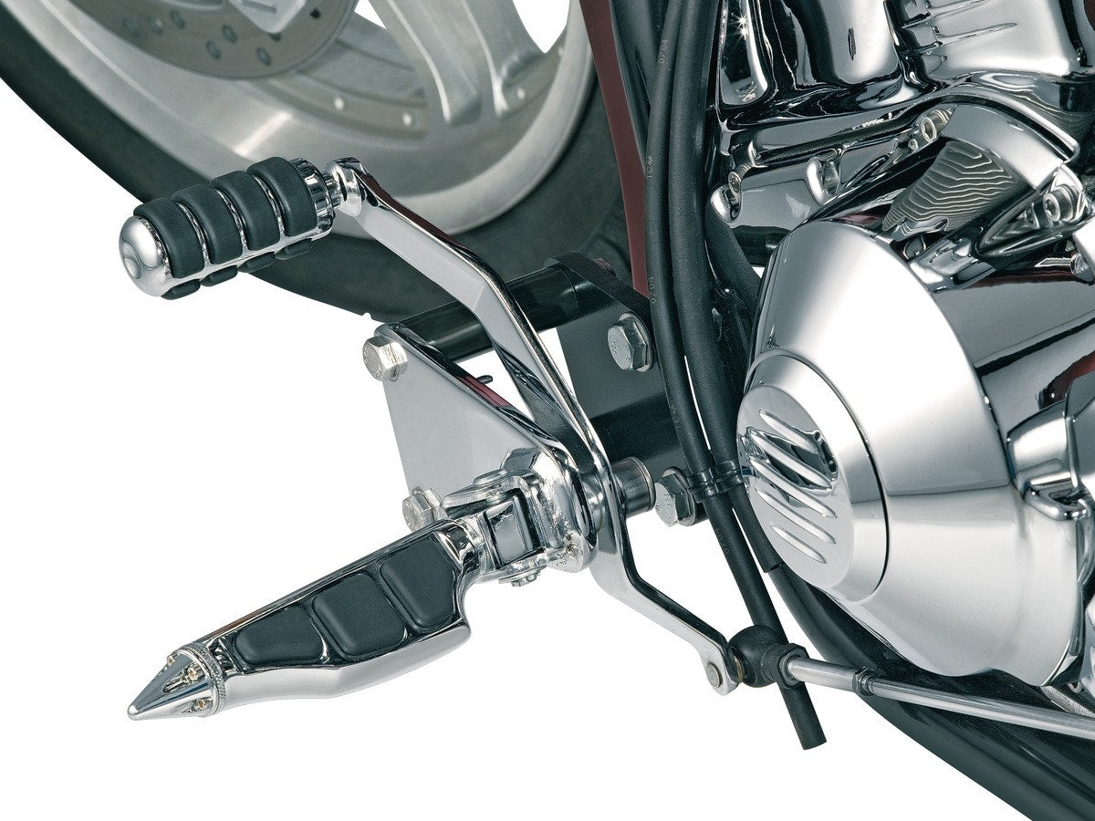 Kuryakyn 4475 Chrome Stiletto Pegs w/ Male Mount Adapters Harley Goldwing Indian