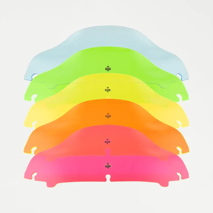 Klock Werks ICE KOLOR FLARE Windshields for Harley FLH Batwing 96-13