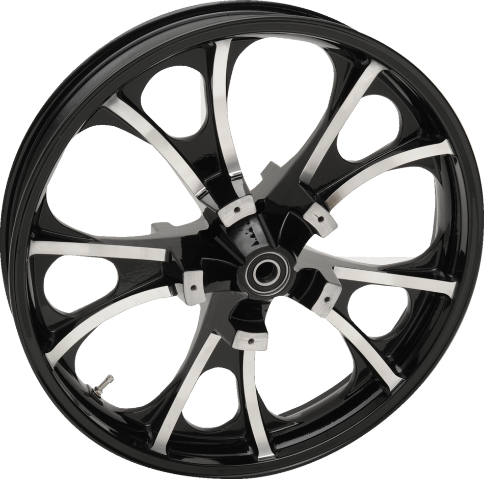 Coastal Moto Black Cut Largo 3D 21" Front Cast Wheel Only Harley 08-25 w/ ABS