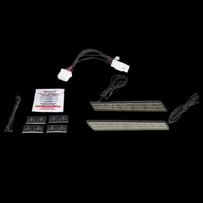 Custom Dynamics Smoke Lens LED Saddlebag Latch Lightz Harley Touring 97-13