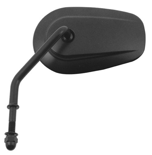 V-Factor 47045 Black Tapered Left Short Stem Mirror 65-Up Harley Repl 91983-03B