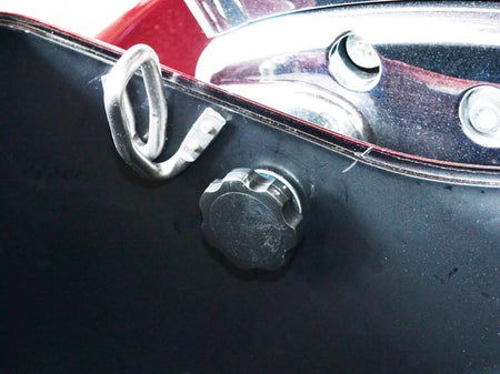 HardBagger LocEzy Saddlebag Theft Deterrent Kit Dzus Fasteners Harley 14-15 | LE14­00HD­B
