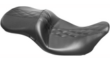 Le Pera LK-957 2 Up Black Maverick Seat 1 Piece Touring Harley FLH 08-23