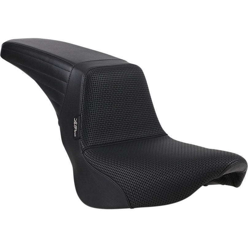 Le Pera LY-590 Black Kickflip 2-UP Seat 18-23 Harley Softail