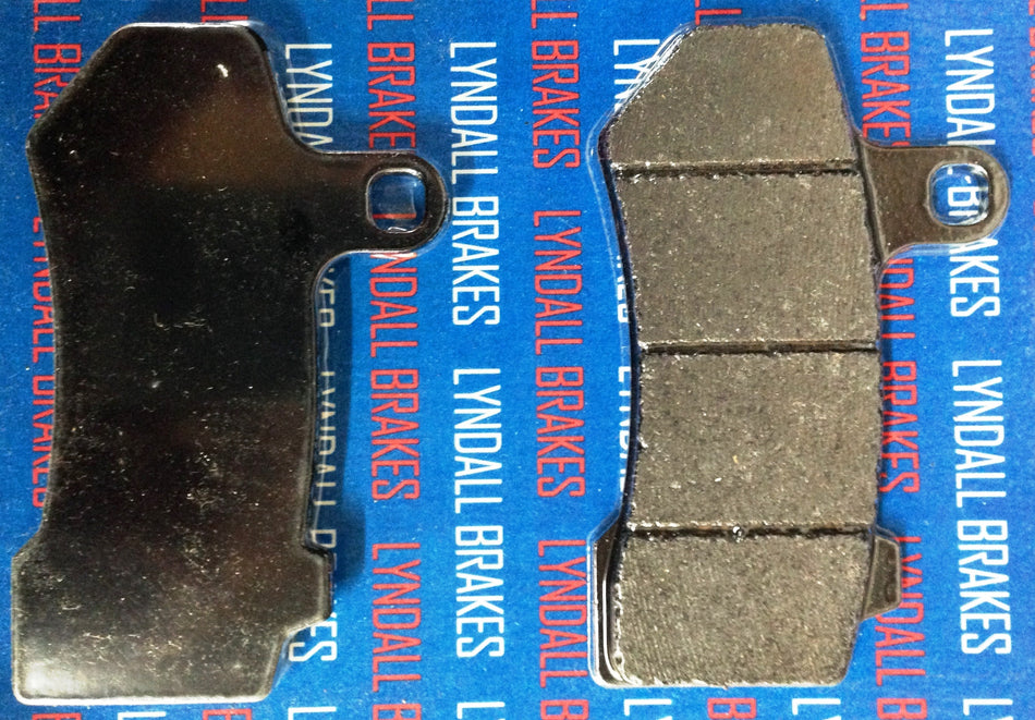 Lyndall Racing Xtreme Low Dust Series Front Brake Pads Harley Touring & V-Rod | 7254X Repl OEM 41852-08, 41852-08A, 41852-08B