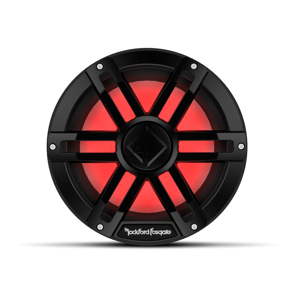 Rockford Fosgate M1D2-10B Black 10" DVC 2? Color Optix Marine Subwoofer 300W