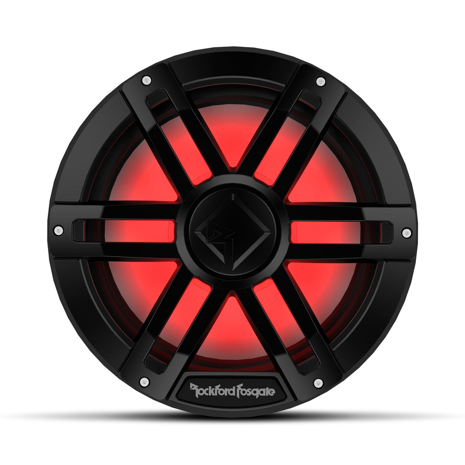 Rockford Fosgate M1D2-12B Black 12" DVC 2? Color Optix Marine Subwoofer 300W