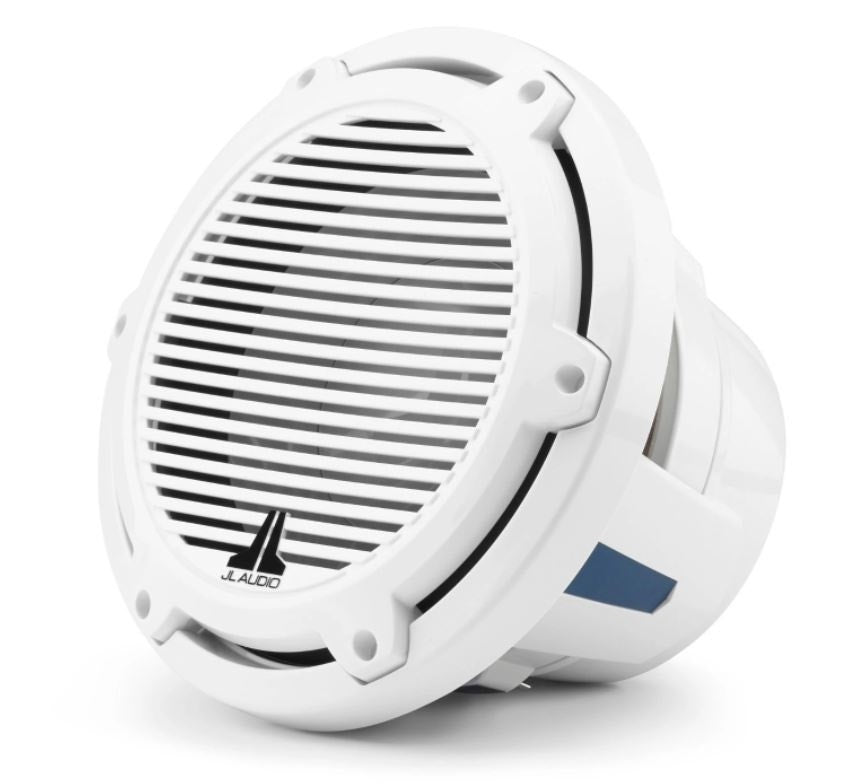 JL Audio 10-Inch Marine Subwoofer Driver Gloss White Classic Grille, 4?