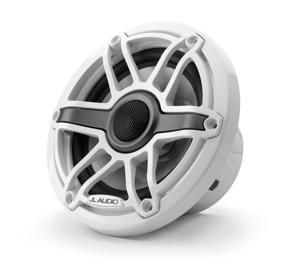 JL Audio 6.5-Inch Marine Coaxial Speakers White Trim Ring White Sport Grille