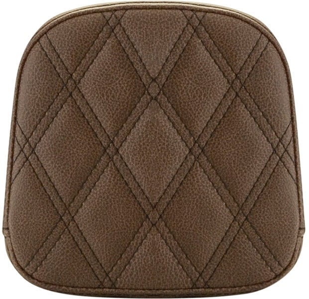 Saddlemen Brown Lattice Stitched Sissy Bar Pad Harley Touring Softail 97-Up