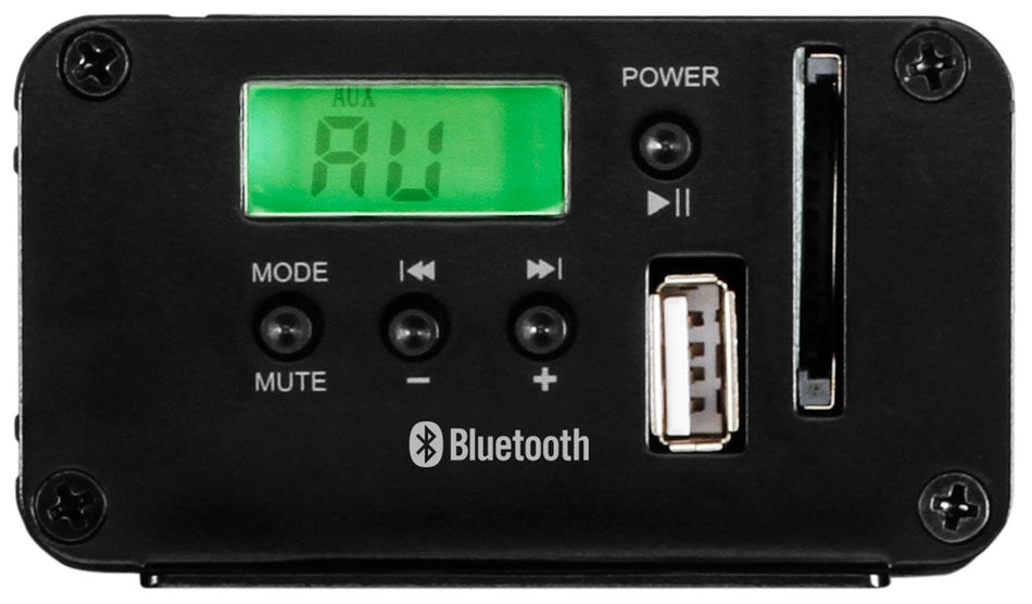 Boss Audio Systems Bluetooth Max Power 3" Speakers 600w Amplifier Remote MCBK520B