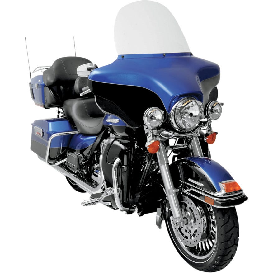 Memphis Shades 15" Clear Replacement Windshield Harley Batwing FLHT/FLHX 96-13 | MEP8130