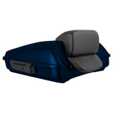 Hogworkz Razor Tour Pack Slim Backrest Black Hardware for Harley® FLH '97-'25