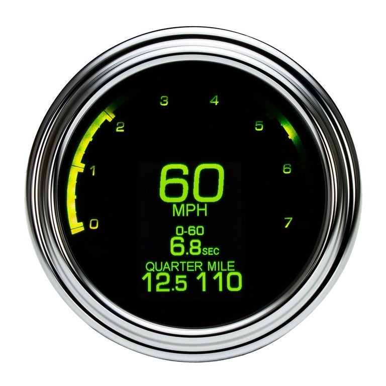 Dakota Digital MLX-3000 Chrome LED MLX Series 3 3/8 Gauge Speedo Tach 94-03