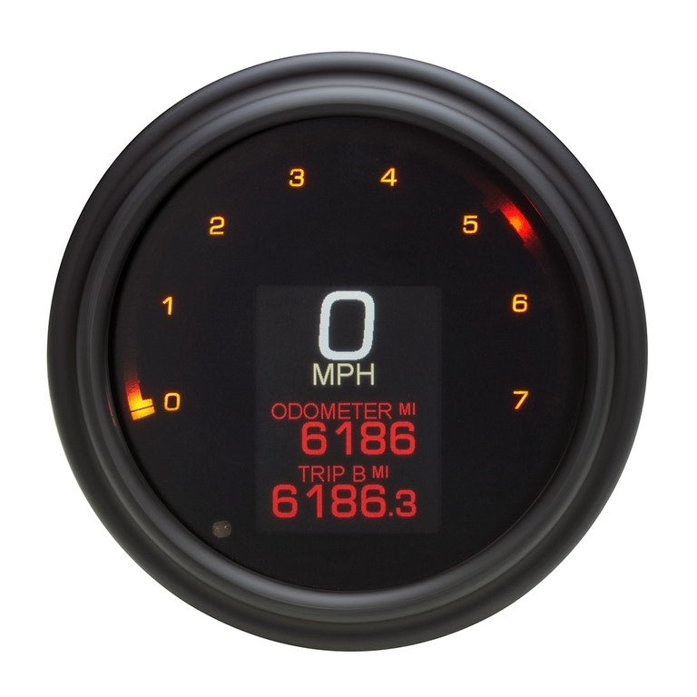 Dakota Digital MLX-3000-K Black LED MLX Series 3 3/8 Gauge Speedo Tach 94-03