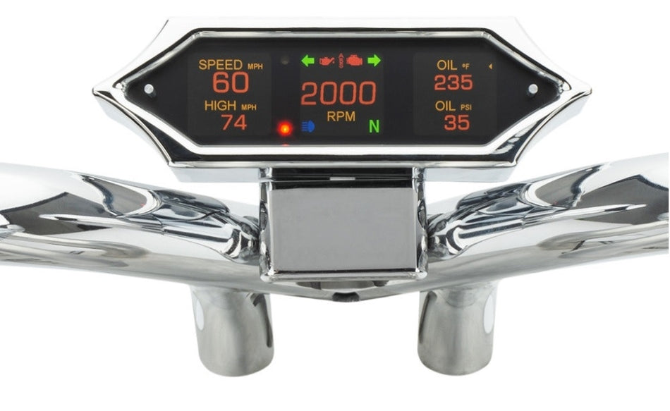 Dakota Digital MLX-9000 Series Gauge Chrome Spiked Speedometer MLX-9200 Speedo