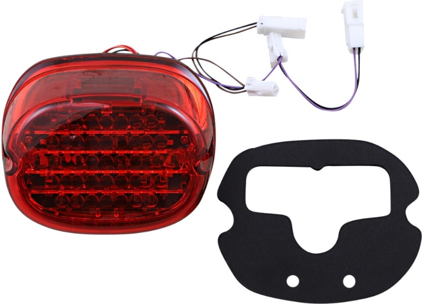 Custom Dynamics Low Profile LED Light Integrated Indicators w/ Window Red Lens