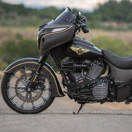 Arlen Ness I-1812 Black Modular Adjust. Handlebars w/ Nav 14-17 Indian Chieftan