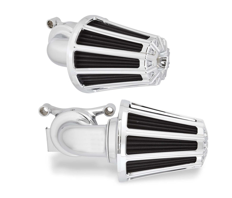 Arlen Ness Chrome 10 Gauge Monster Sucker Air Cleaner Harley Sportster XL 91-17