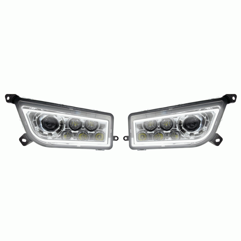 Metra Extreme White LED Headlight Bluetooth Controlled Polaris RZR 14-Up