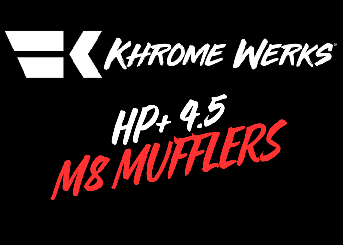 Khrome Werks 4.5" HP-Plus® Slip-On Mufflers for Harley Touring Twin Cam & M8 Models