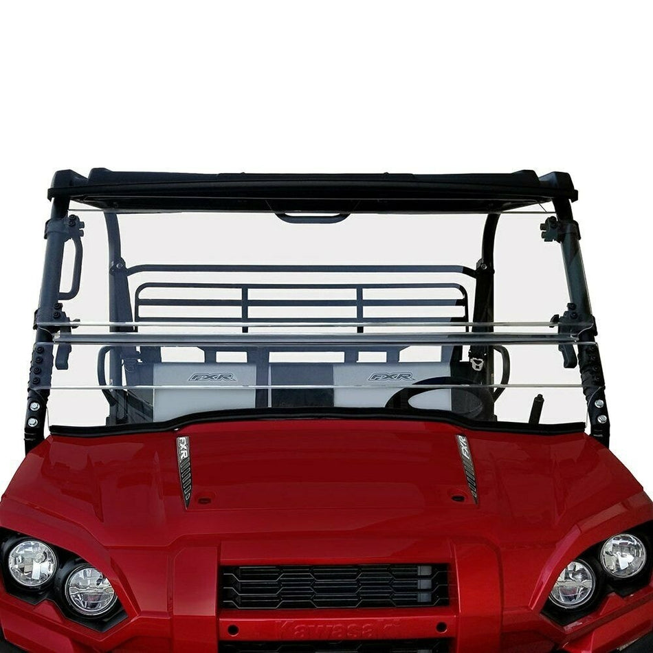 Spike MULEFXRWS2000 D-2 Lexan Full Tilting Windshield Kit Kawasaki Mule Pro-FXR