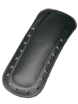 Mustang 78036 Black Studded Fender Bib for Solo Seat Harley 97-18 FLH/T