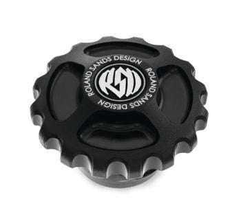 Roland Sands Design Gas Fuel Cap Gear Drive Black Ops Harley Big Twin 96-20
